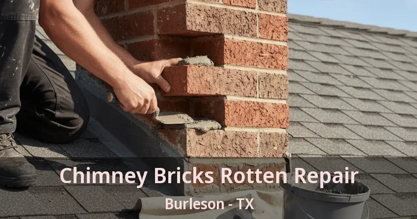 Chimney Bricks Rotten Repair Burleson - TX