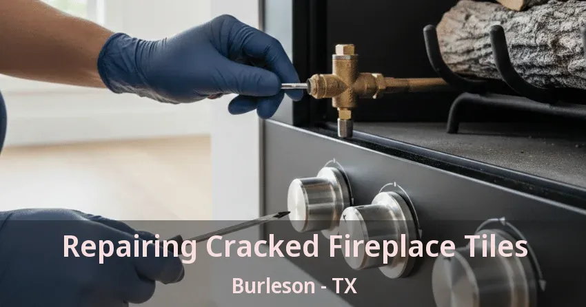 Repairing Cracked Fireplace Tiles Burleson - TX