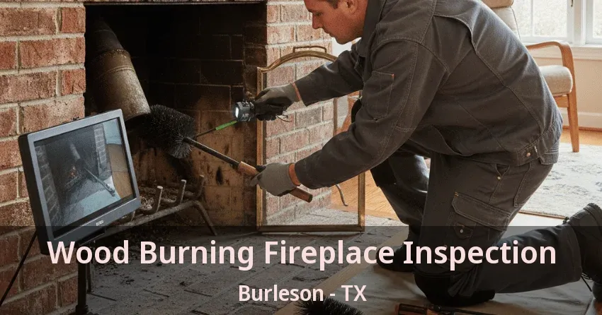 Wood Burning Fireplace Inspection Burleson - TX